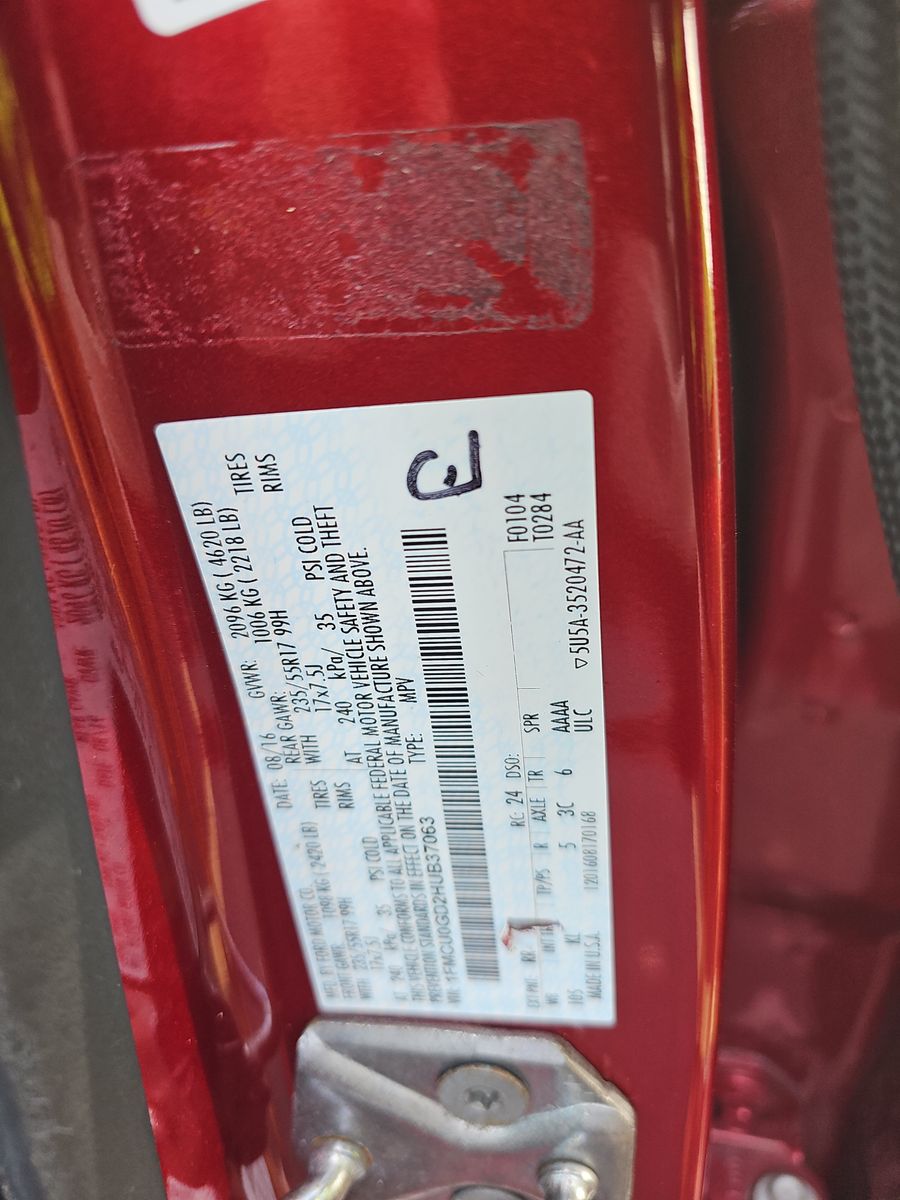 2017 Ford Escape SE FWD