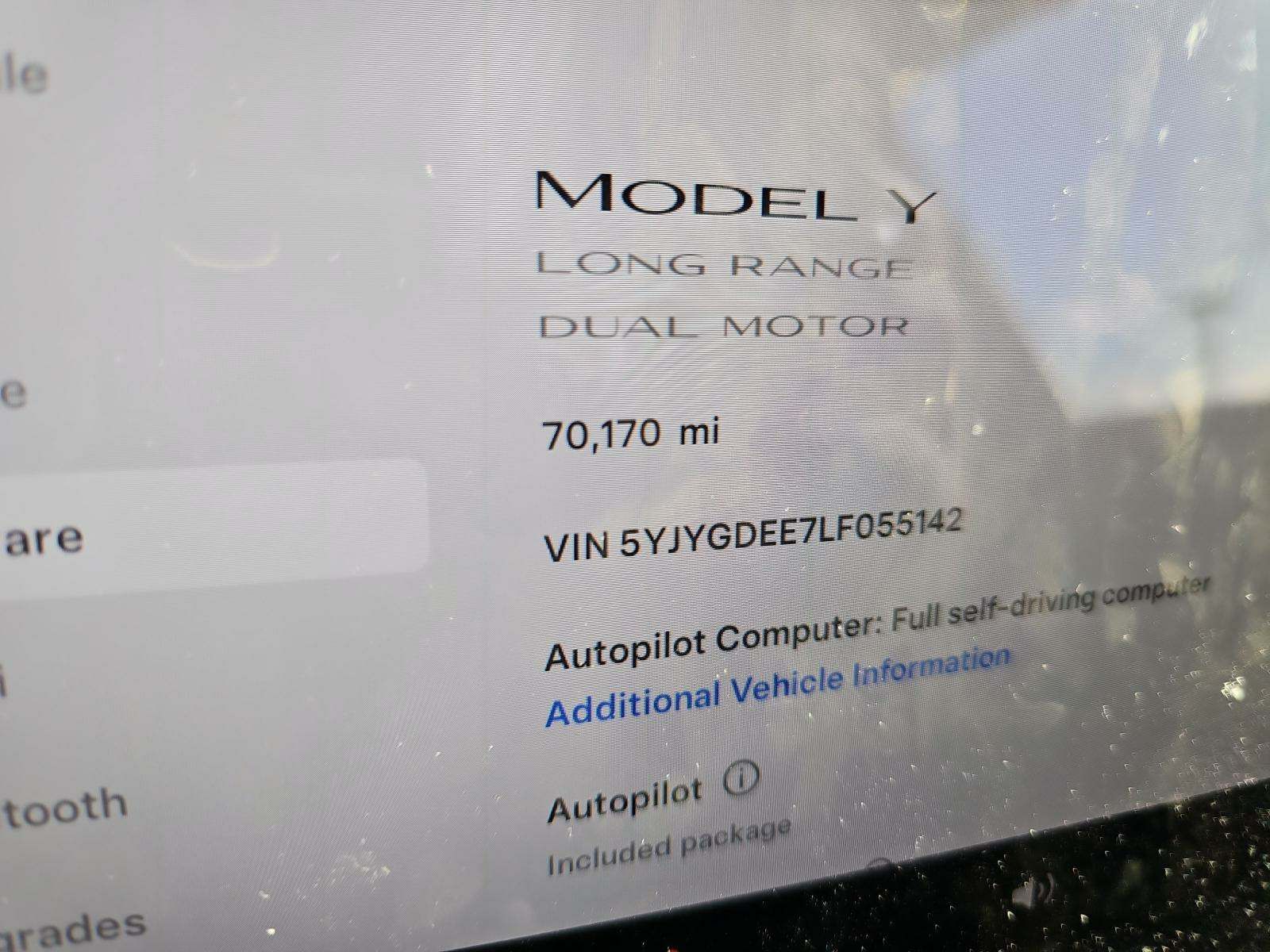 2020 Tesla Model Y Long Range AWD