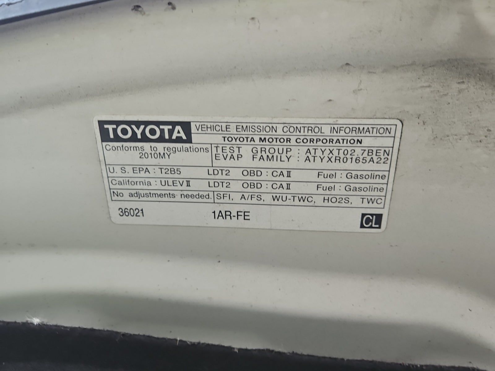 2010 Toyota Venza Base FWD