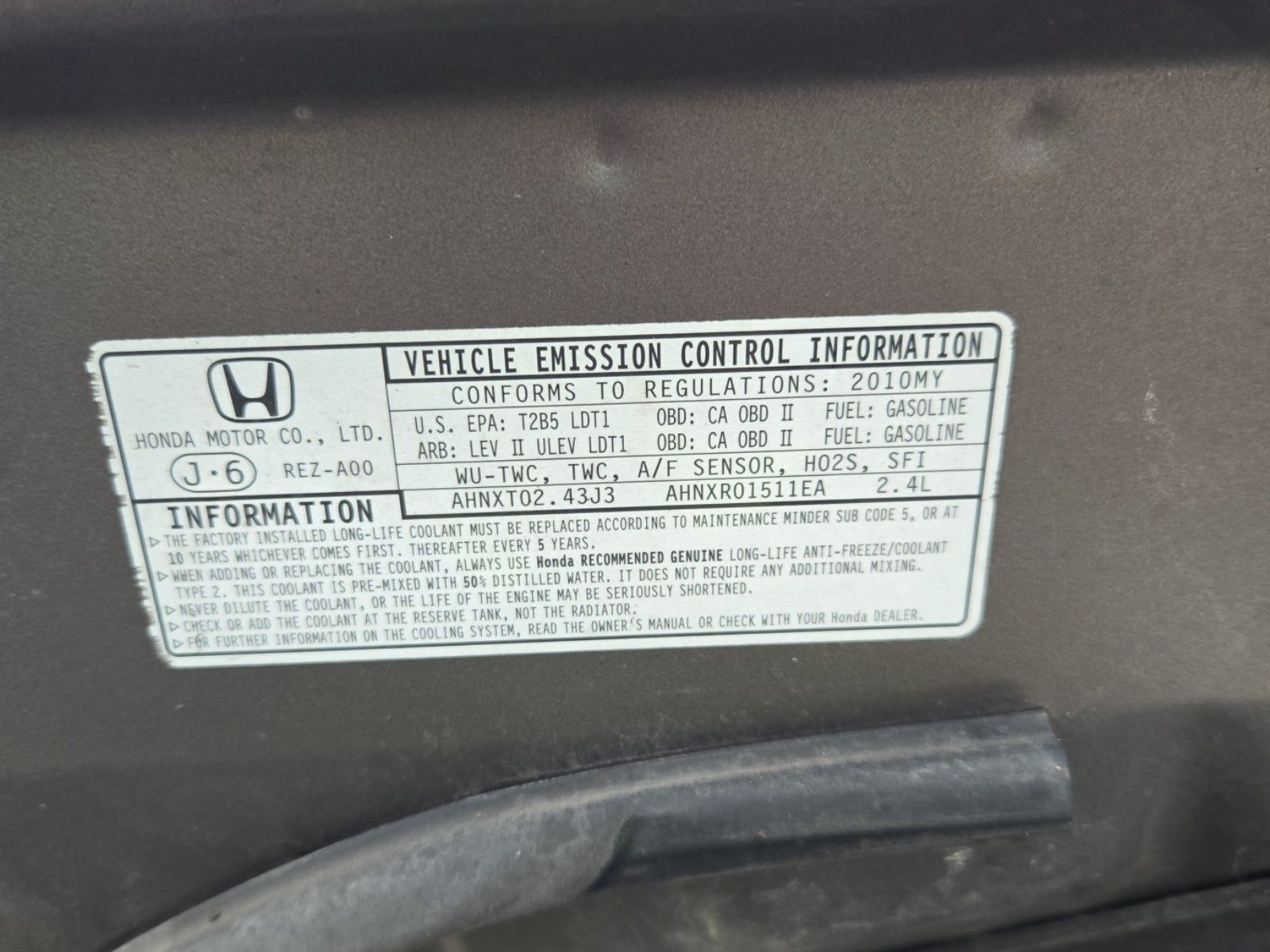 2010 Honda CR-V LX FWD