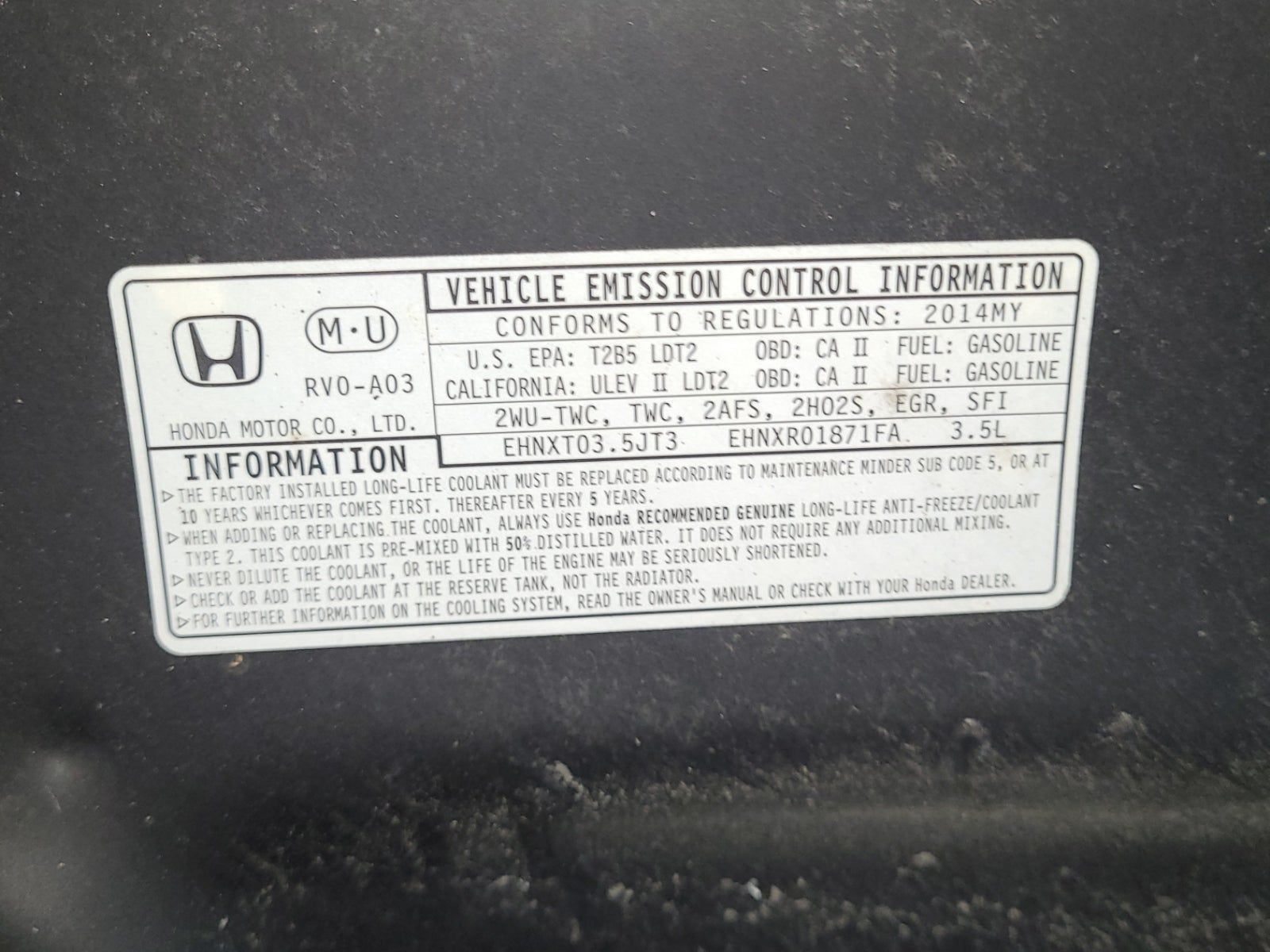 2014 Honda Odyssey EX-L FWD