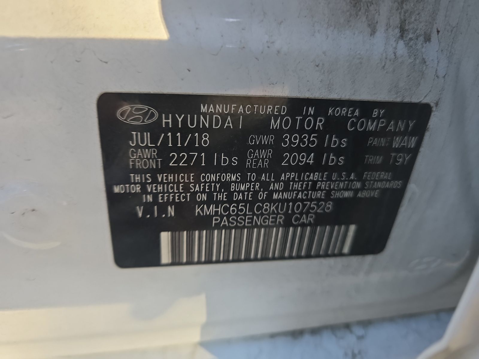 2019 Hyundai Ioniq Hybrid Blue FWD