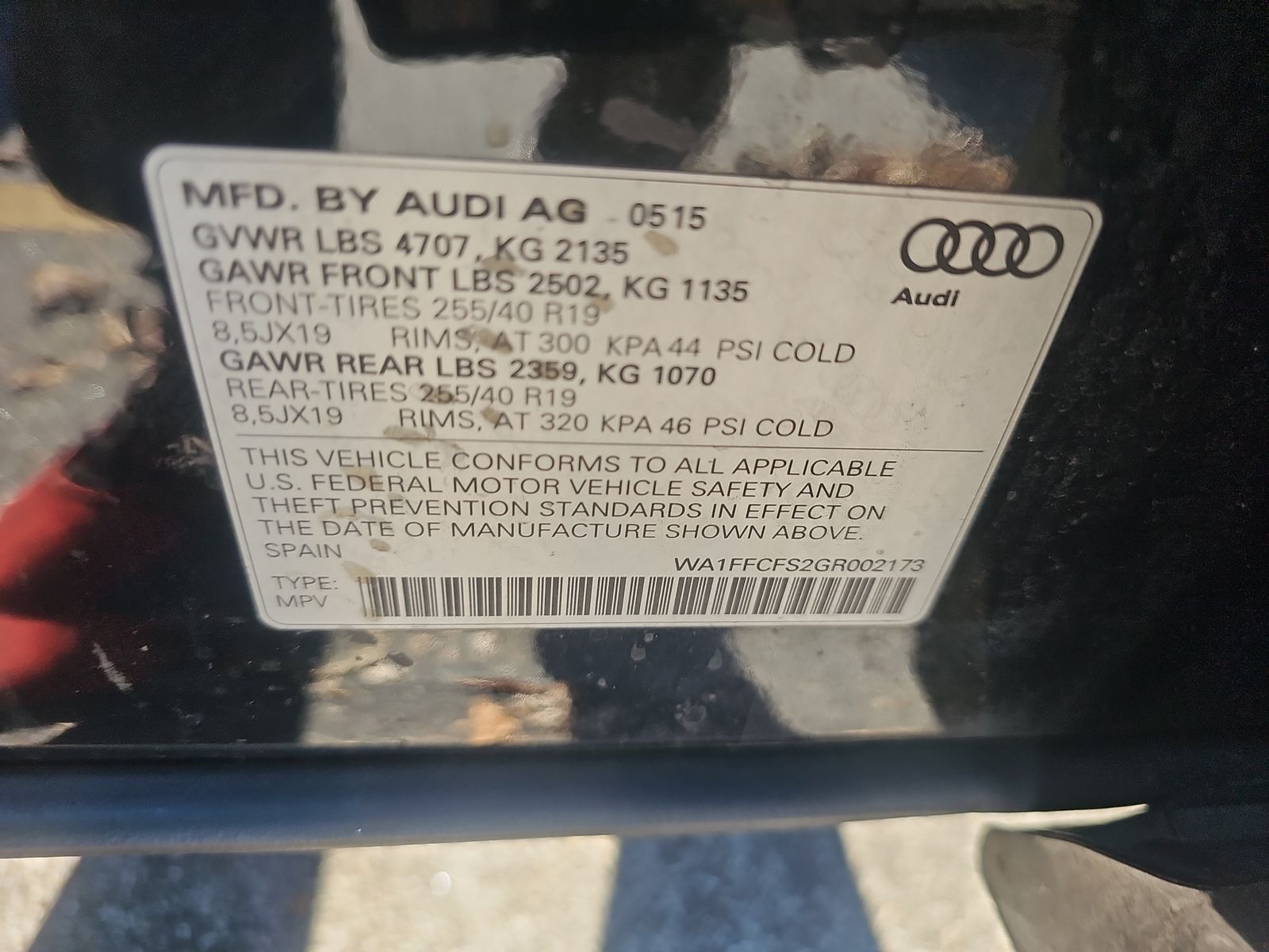 2016 Audi Q3 2.0T Prestige FWD