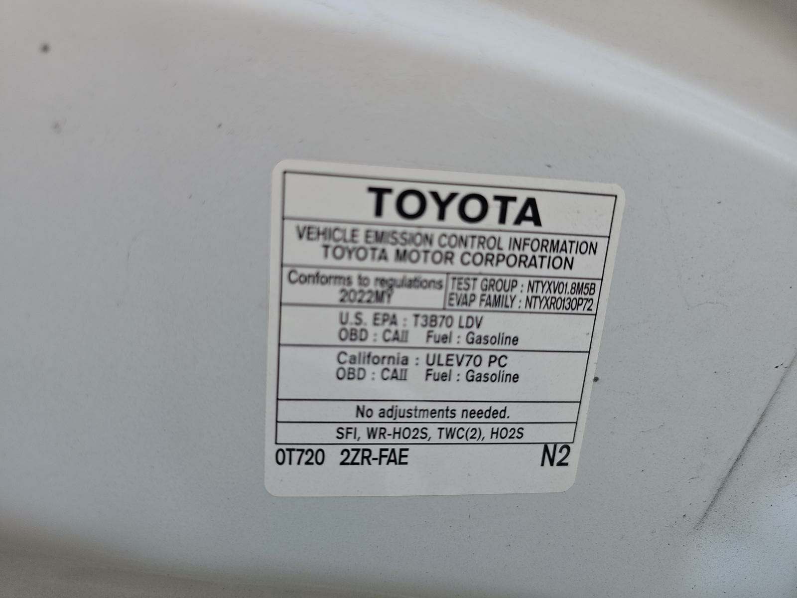 2022 Toyota Corolla LE FWD