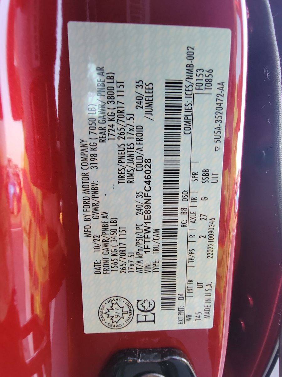 2022 Ford F-150 XLT AWD