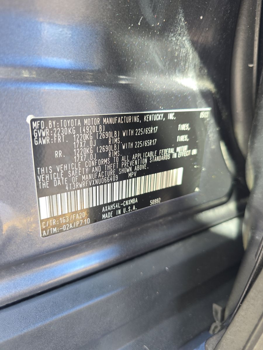 2022 Toyota RAV4 Hybrid XLE AWD