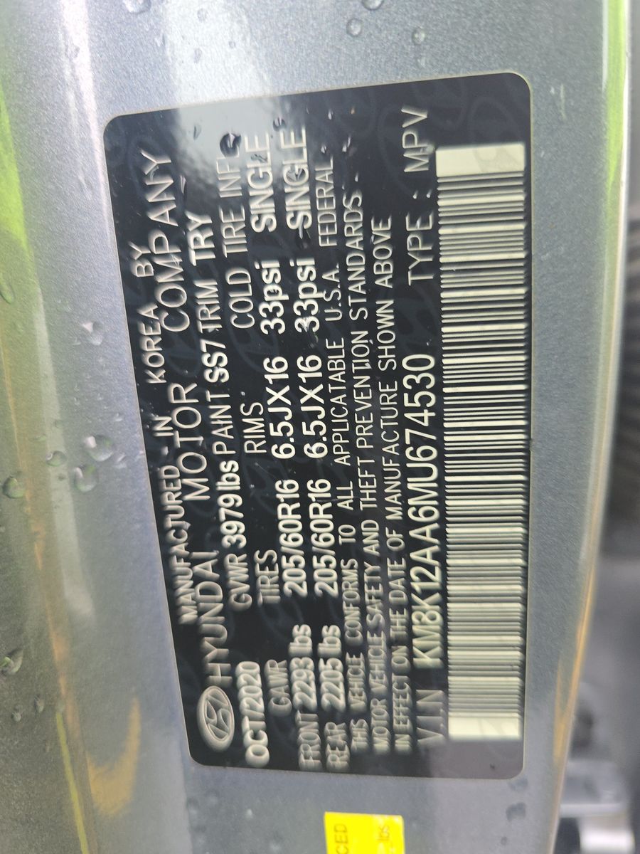 2021 Hyundai Kona SE FWD