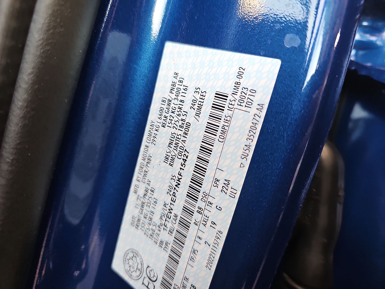 2022 Ford F-150 XL AWD