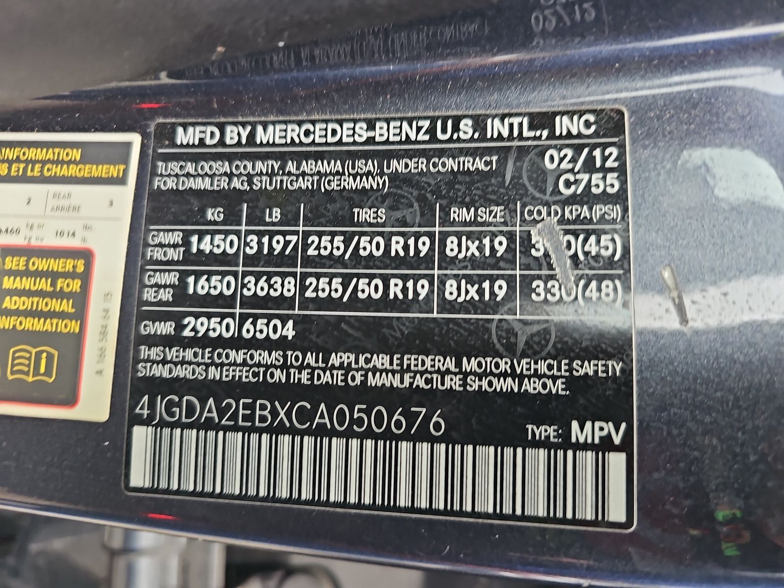 2012 Mercedes-Benz M-Class ML 350 BlueTEC AWD