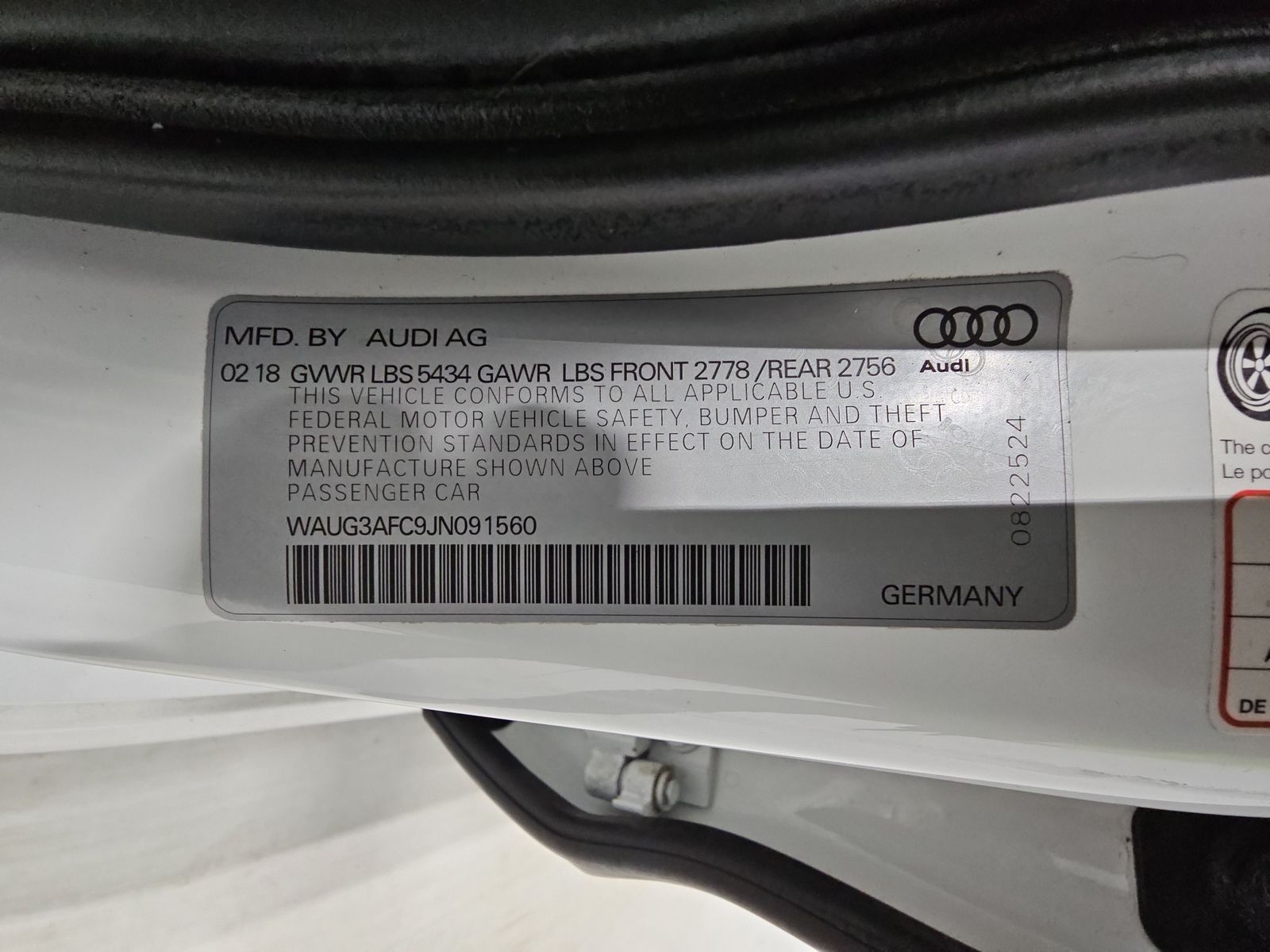 2018 Audi A6 3.0T Premium Plus AWD