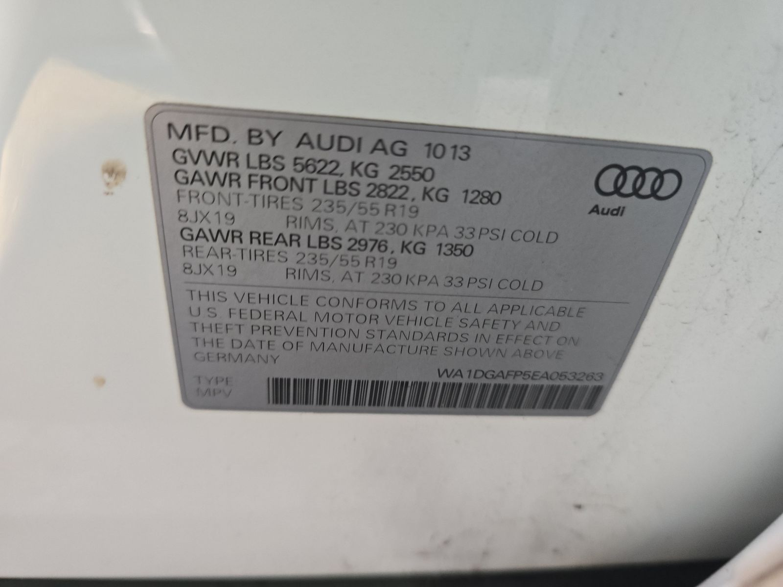 2014 Audi Q5 3.0T Premium Plus AWD