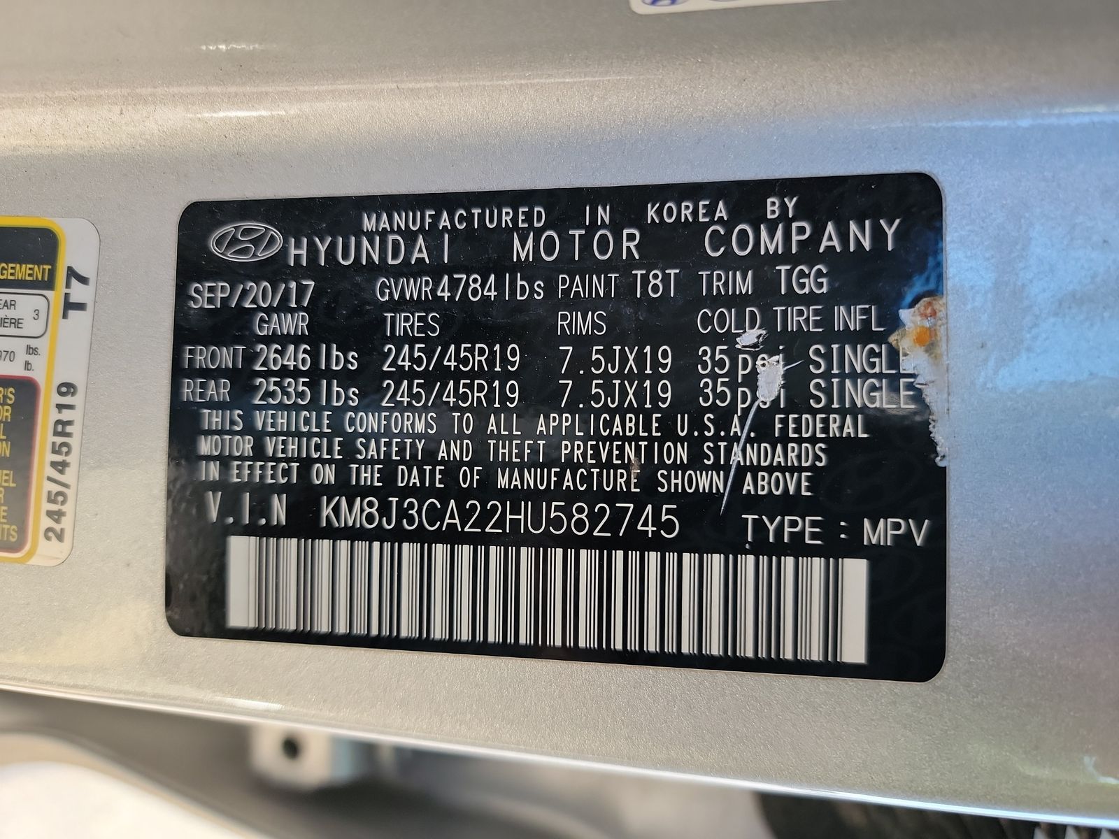 2017 Hyundai Tucson Sport AWD