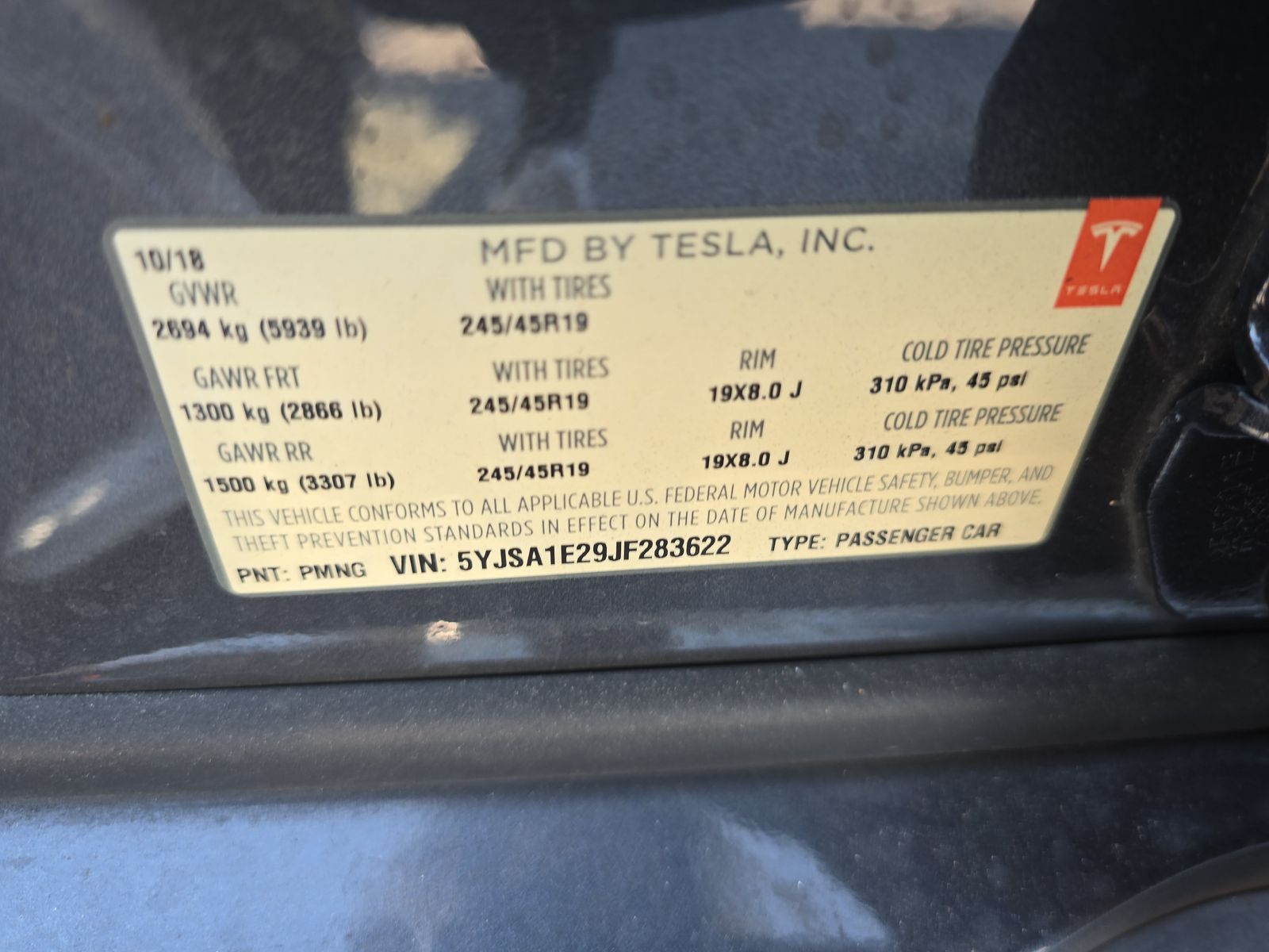 2018 Tesla Model S 100D AWD