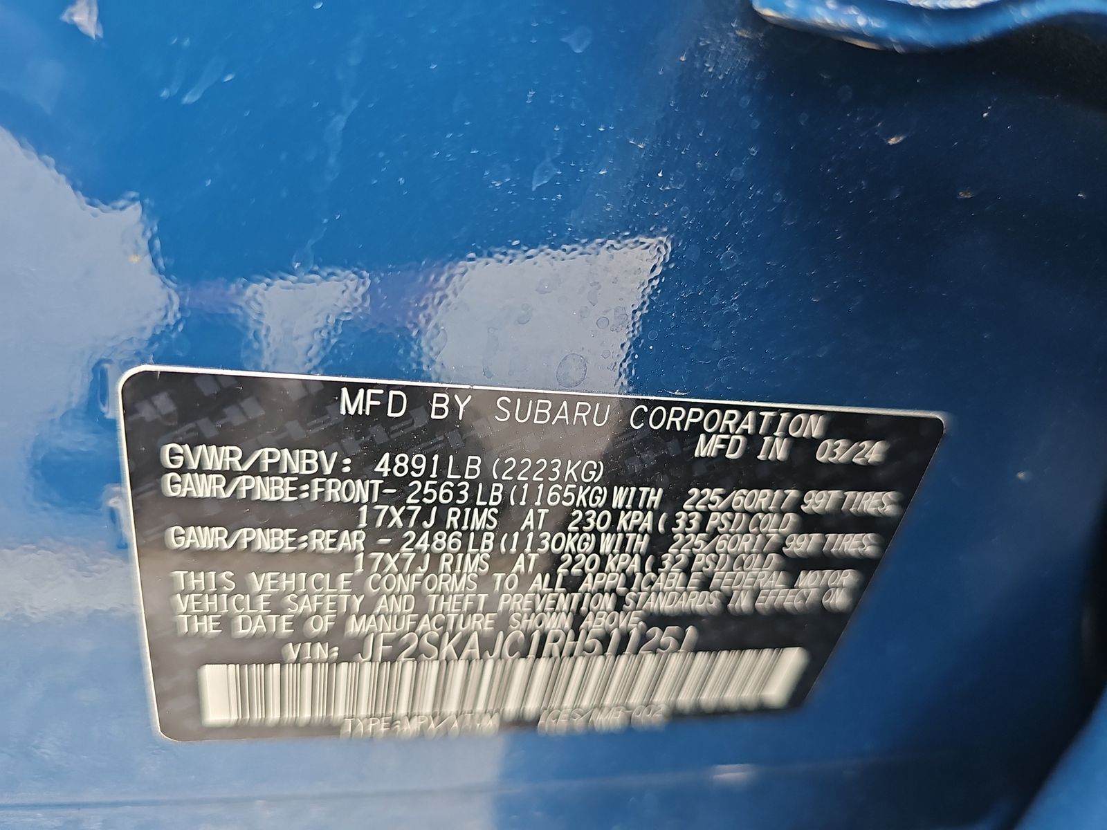 2024 Subaru Forester Wilderness AWD
