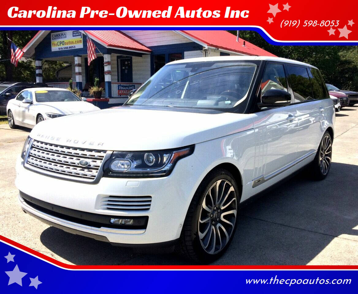 2016 Land Rover Range Rover Supercharged LWB