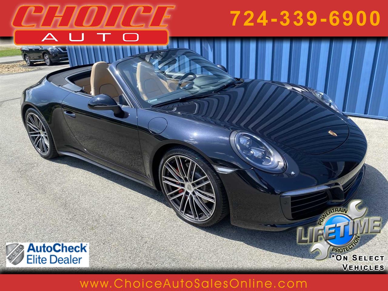 2017 Porsche 911 Cabriolet Carrera 4S