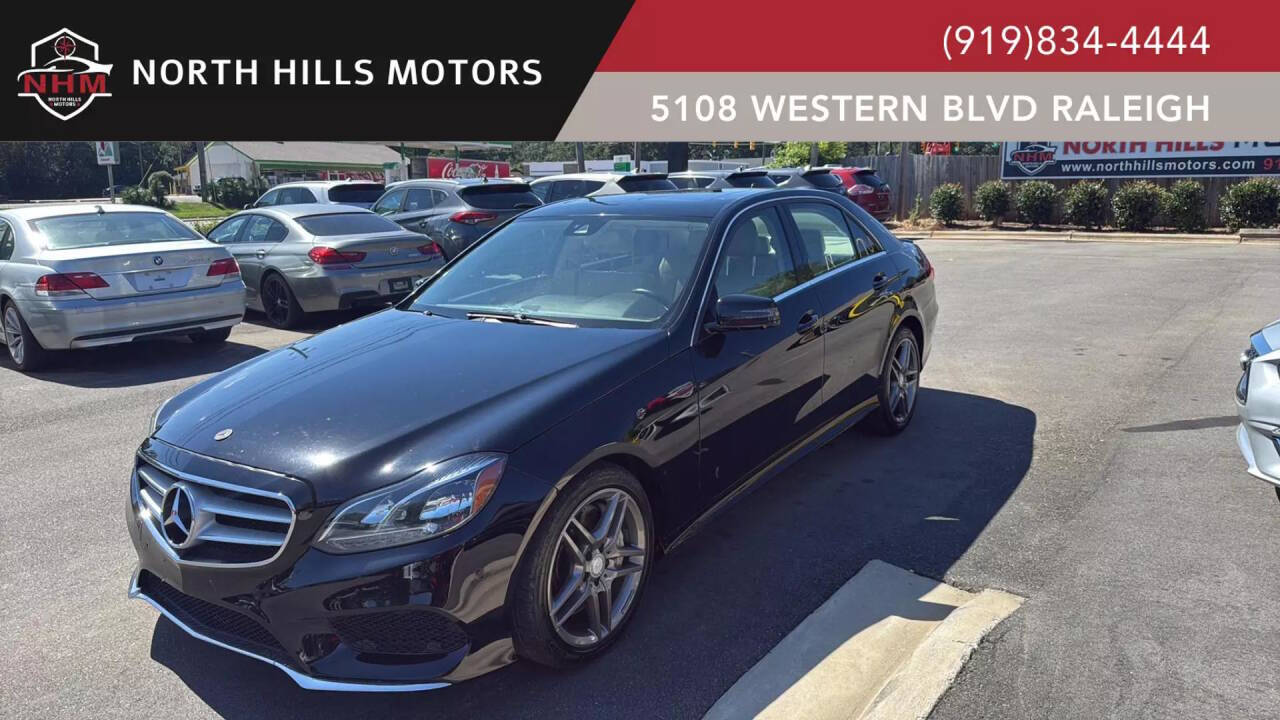 2014 Mercedes-Benz E 550 4MATIC Sedan