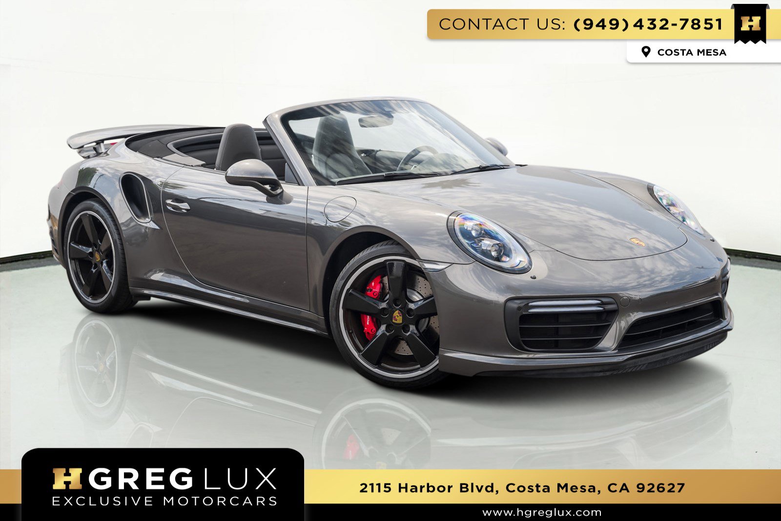 2017 Porsche 911 Cabriolet Turbo Convertible