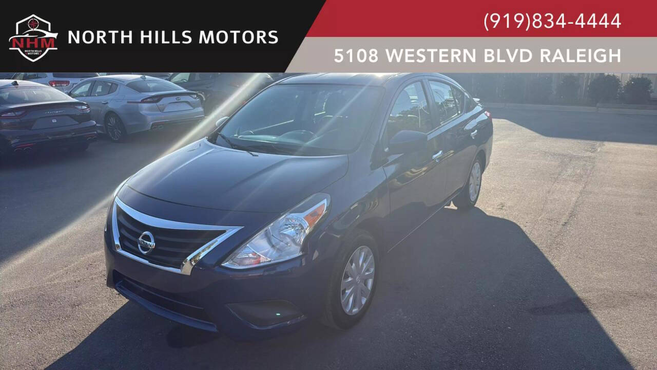 2018 Nissan Versa Sedan SV