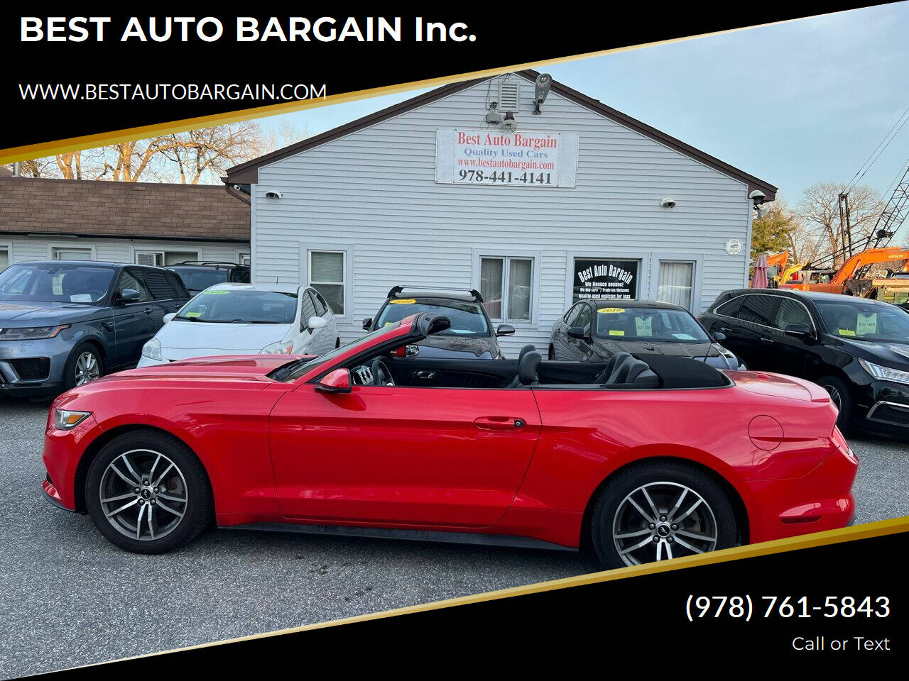 2016 Ford Mustang EcoBoost Premium Convertible