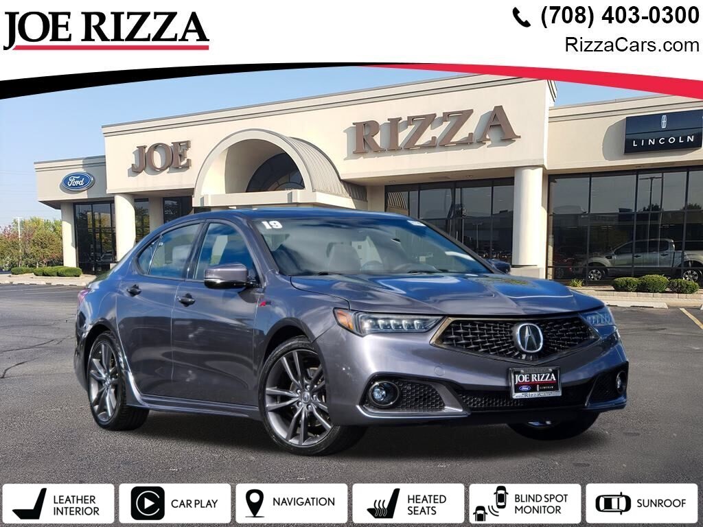 2019 Acura TLX w/Technology & A-Spec Pkgs (Black Interior)