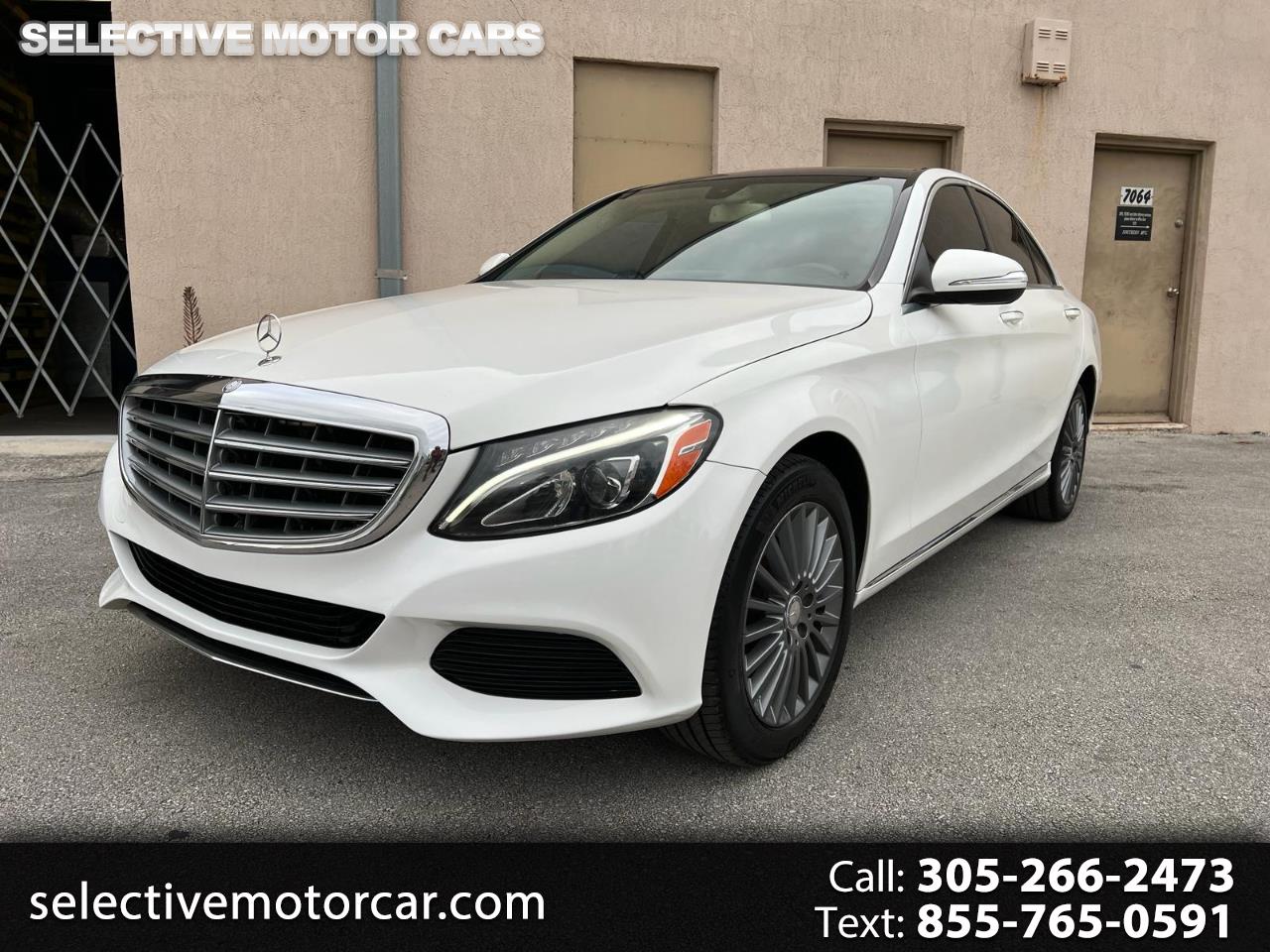 2015 Mercedes-Benz C 300 4MATIC Sedan w/Luxury Pkg