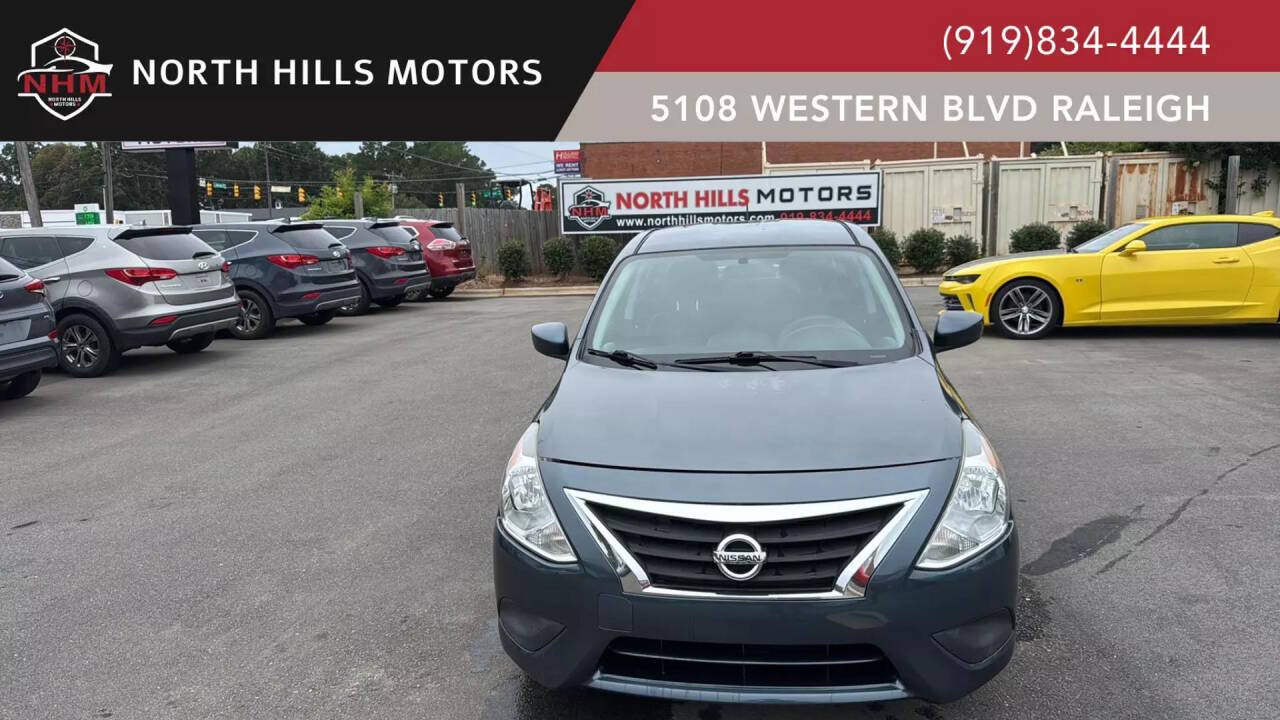 2017 Nissan Versa Sedan SV