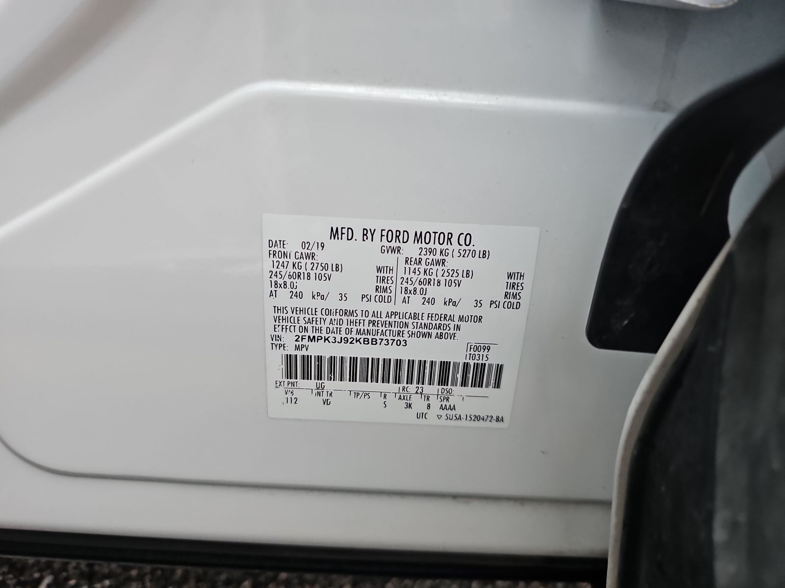 2019 Ford Edge SEL FWD