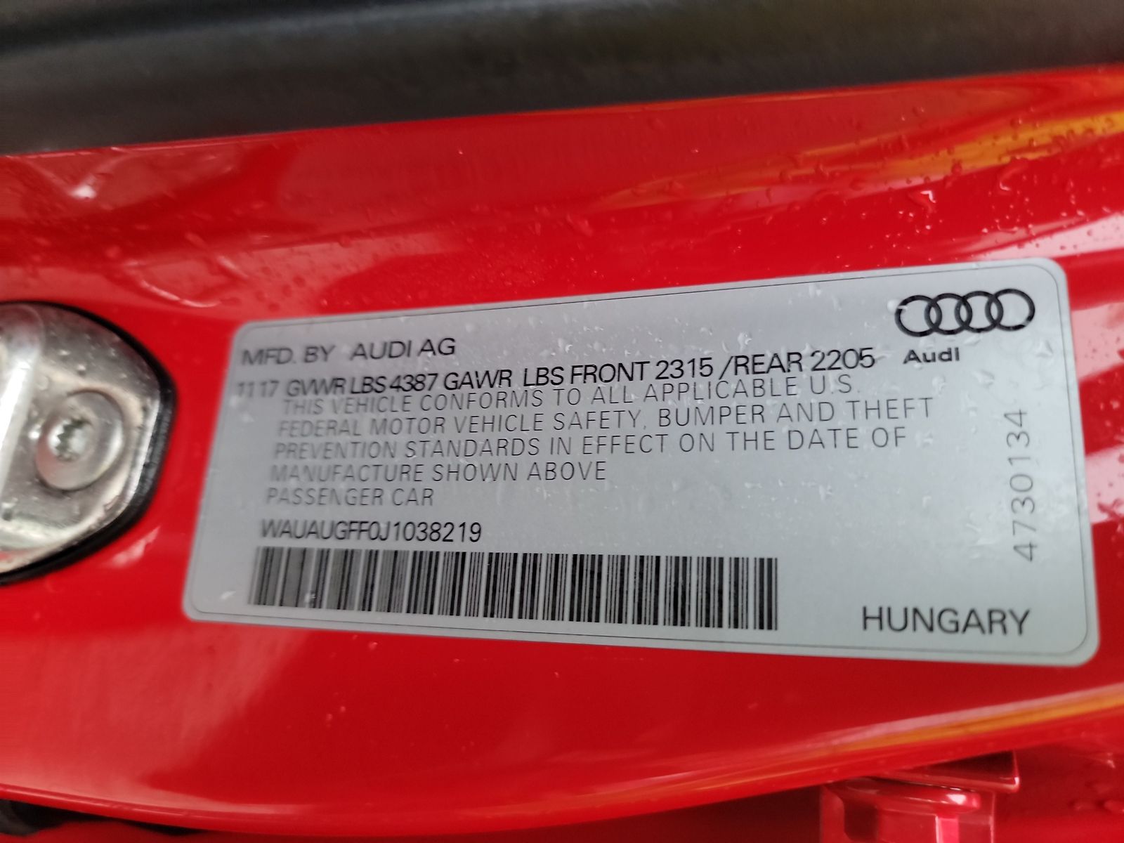 2018 Audi A3 2.0T Premium FWD