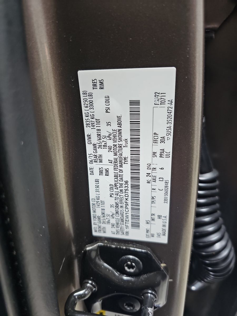 2015 Ford F-150 Lariat RWD