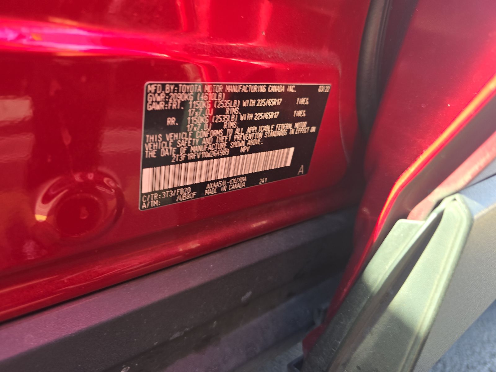 2022 Toyota RAV4 LE AWD