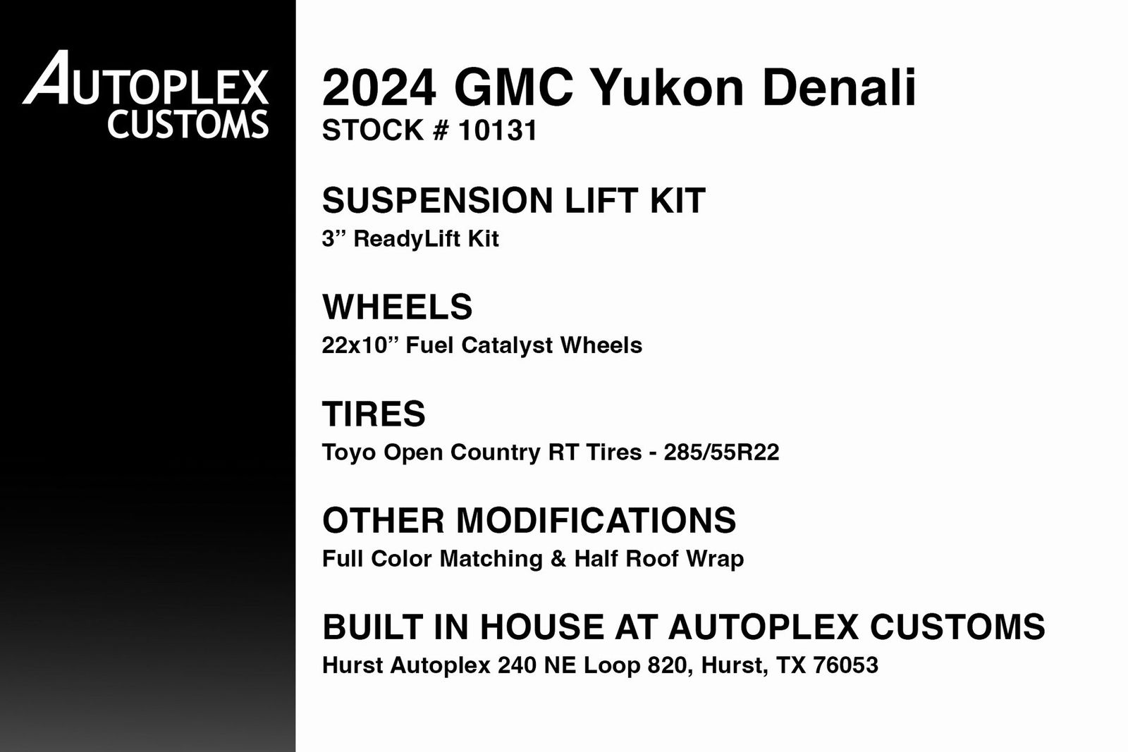 2024 GMC Yukon Denali 5SA