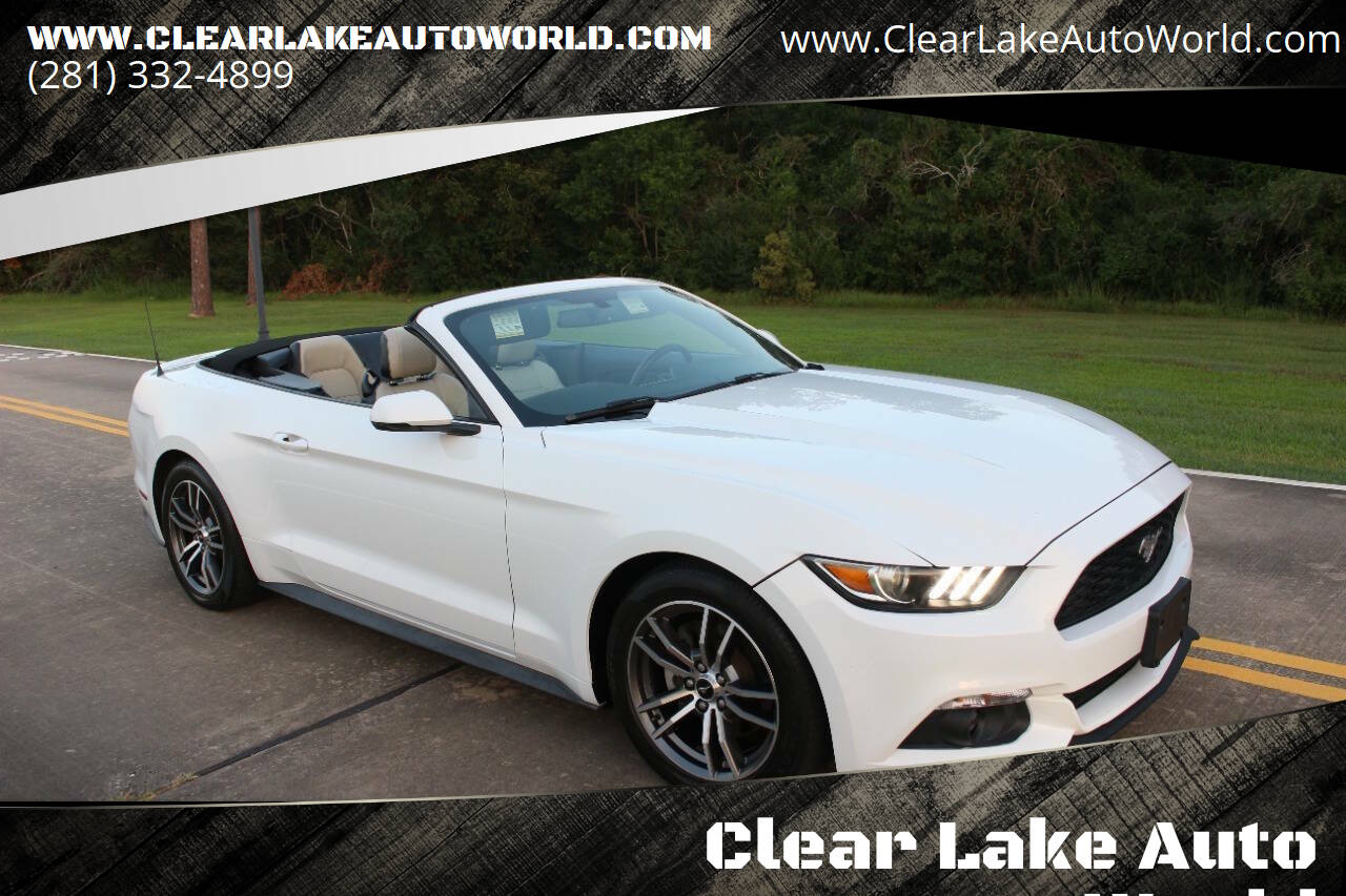 2017 Ford Mustang EcoBoost Premium Convertible