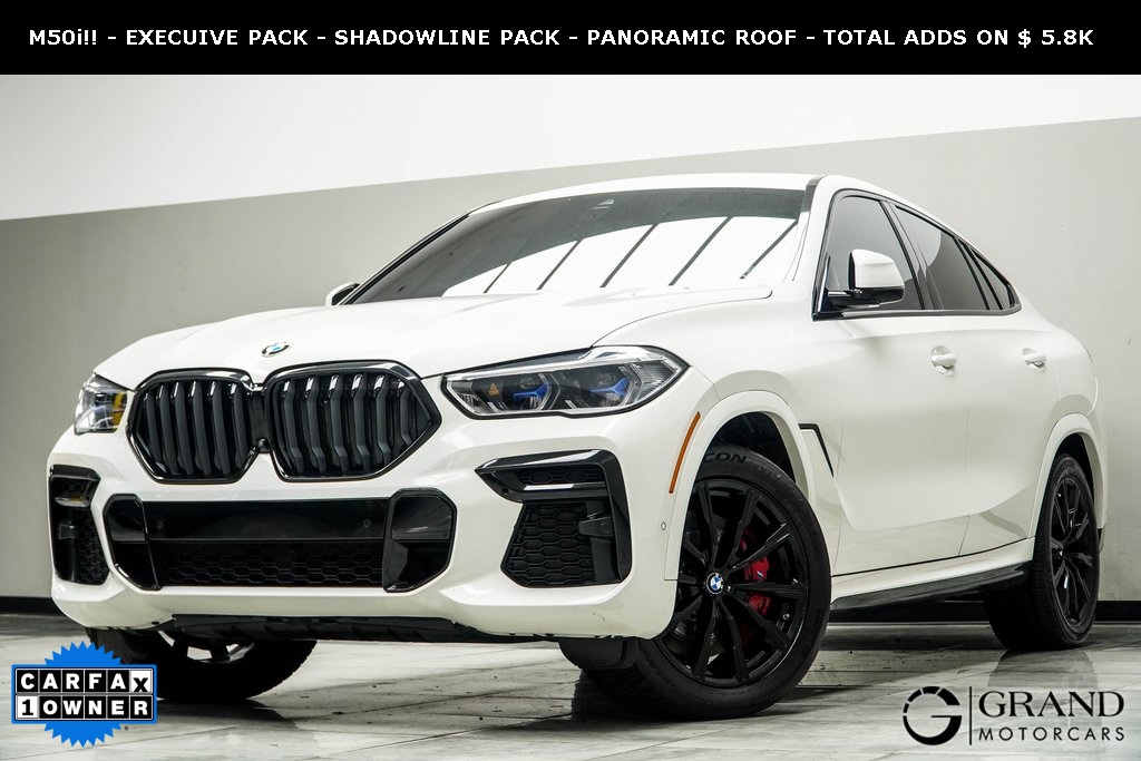 2022 BMW X6 Sports Activity Coupe M50i