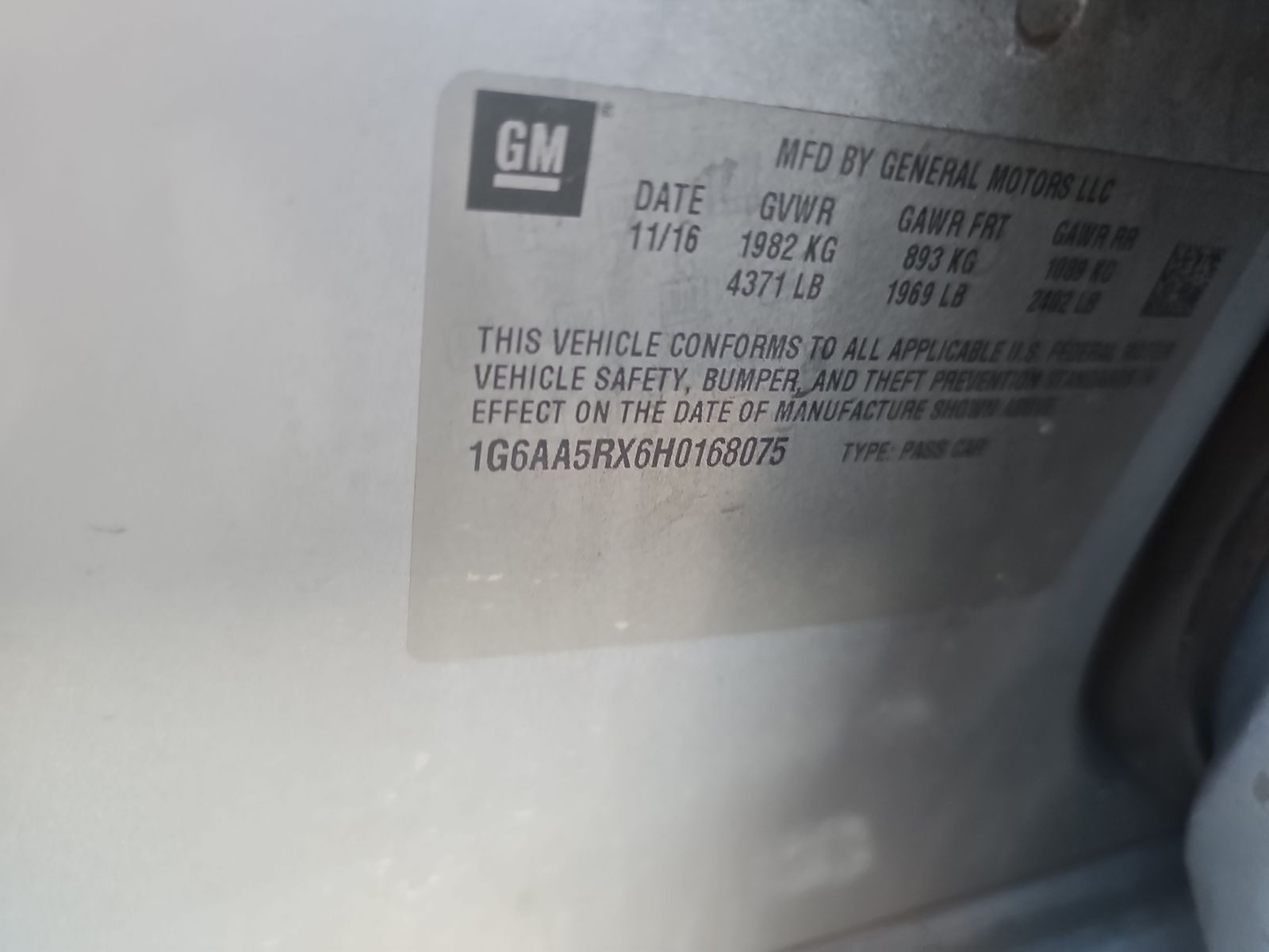 2017 Cadillac ATS Base RWD