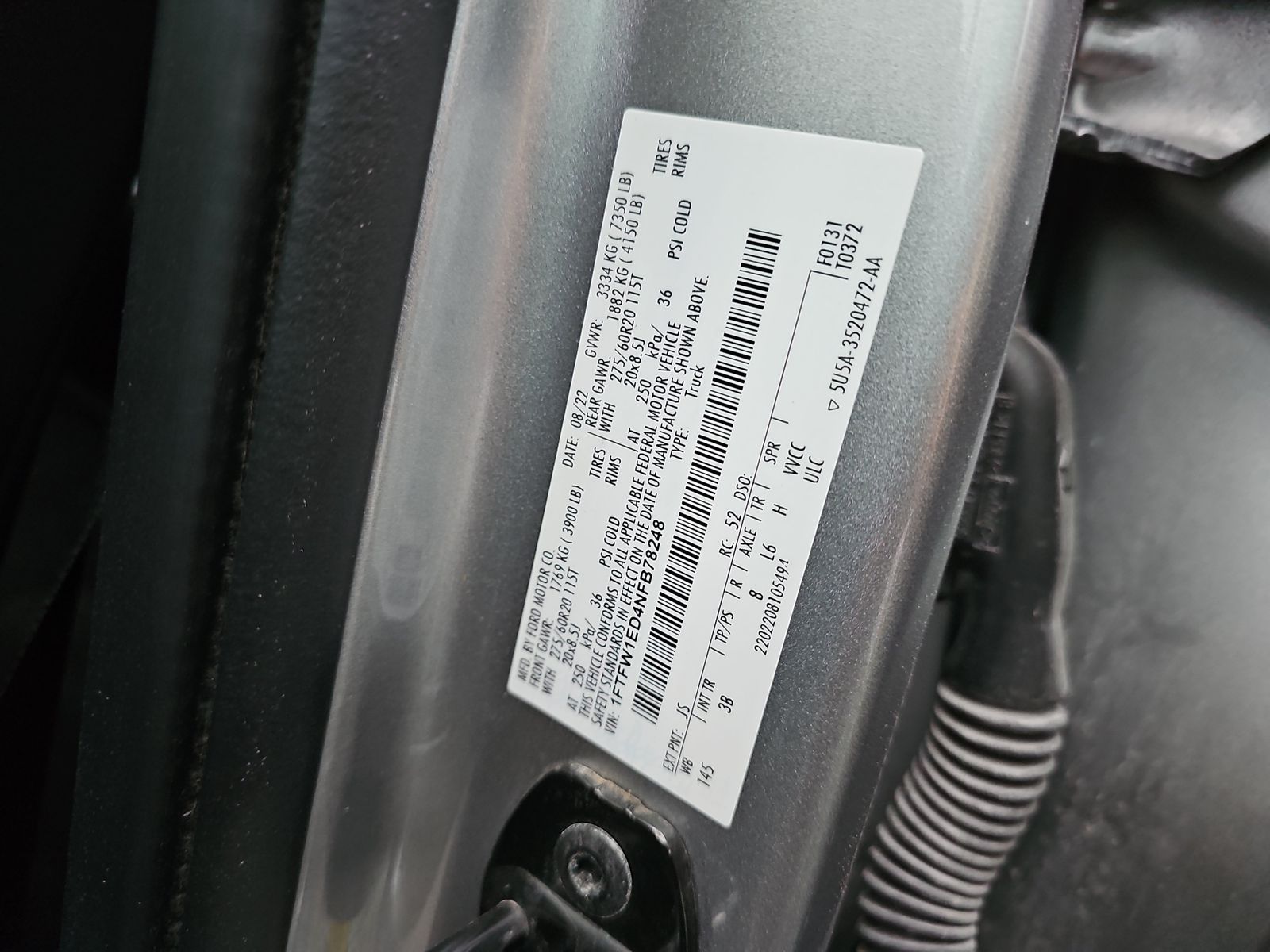 2022 Ford F-150 Hybrid Platinum AWD