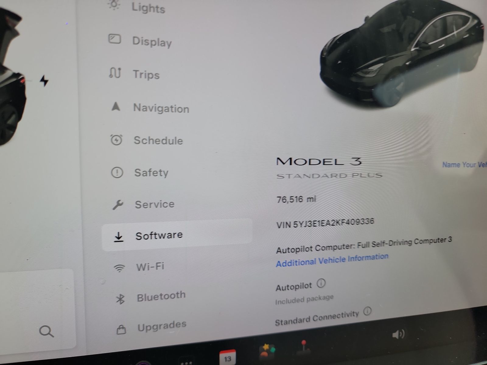 2019 Tesla Model 3 Standard Range RWD