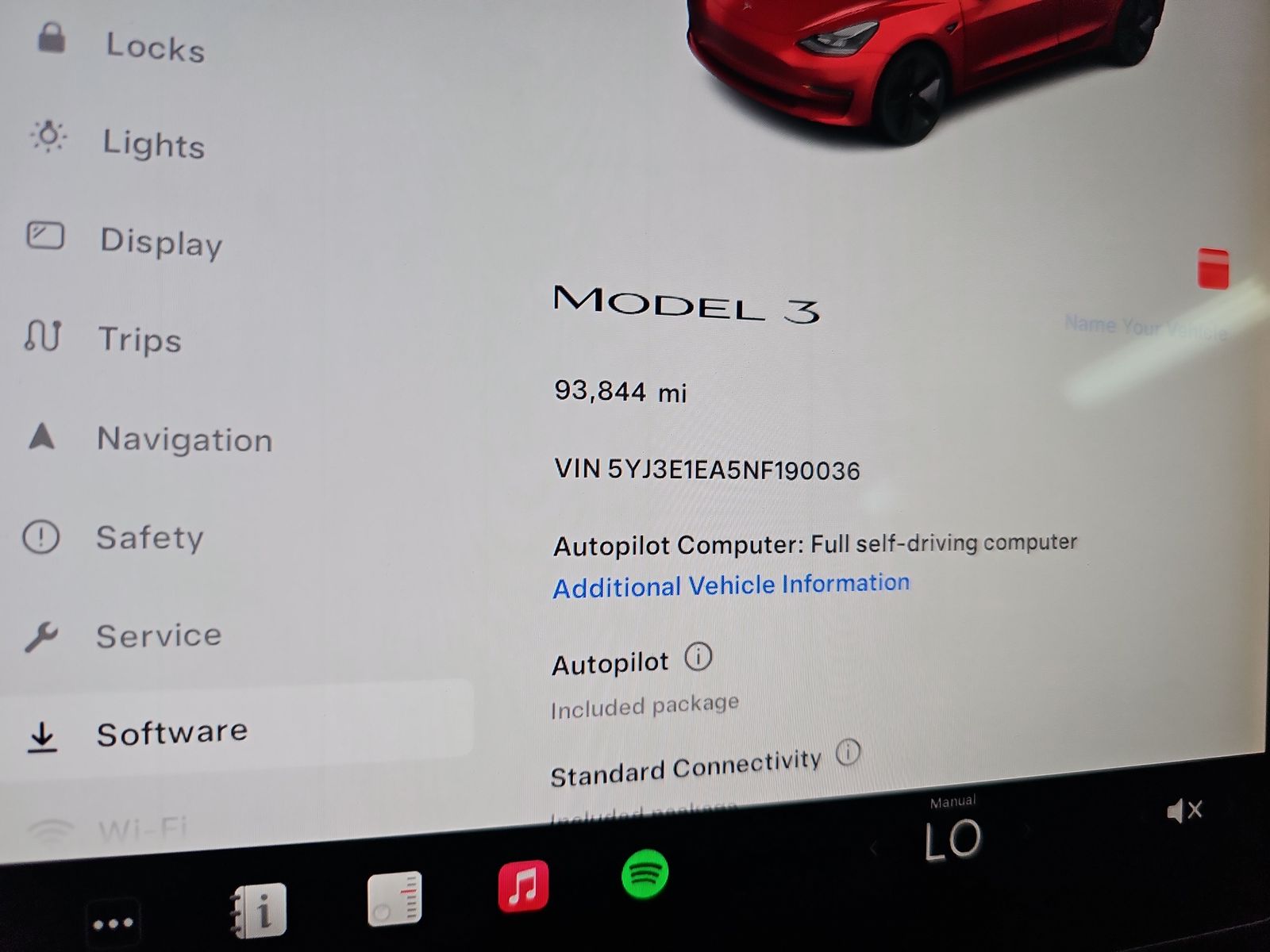 2022 Tesla Model 3 Standard Range FWD