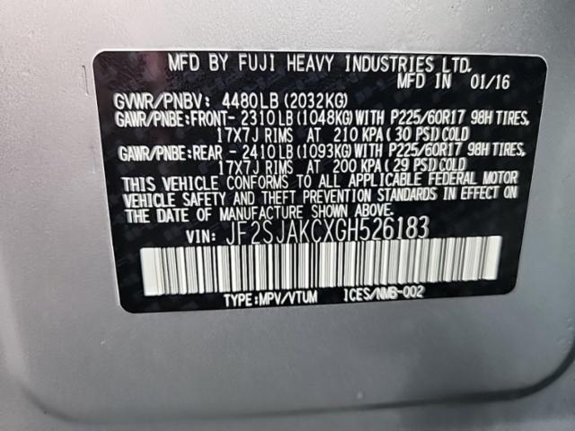 2016 Subaru Forester 2.5i Limited AWD