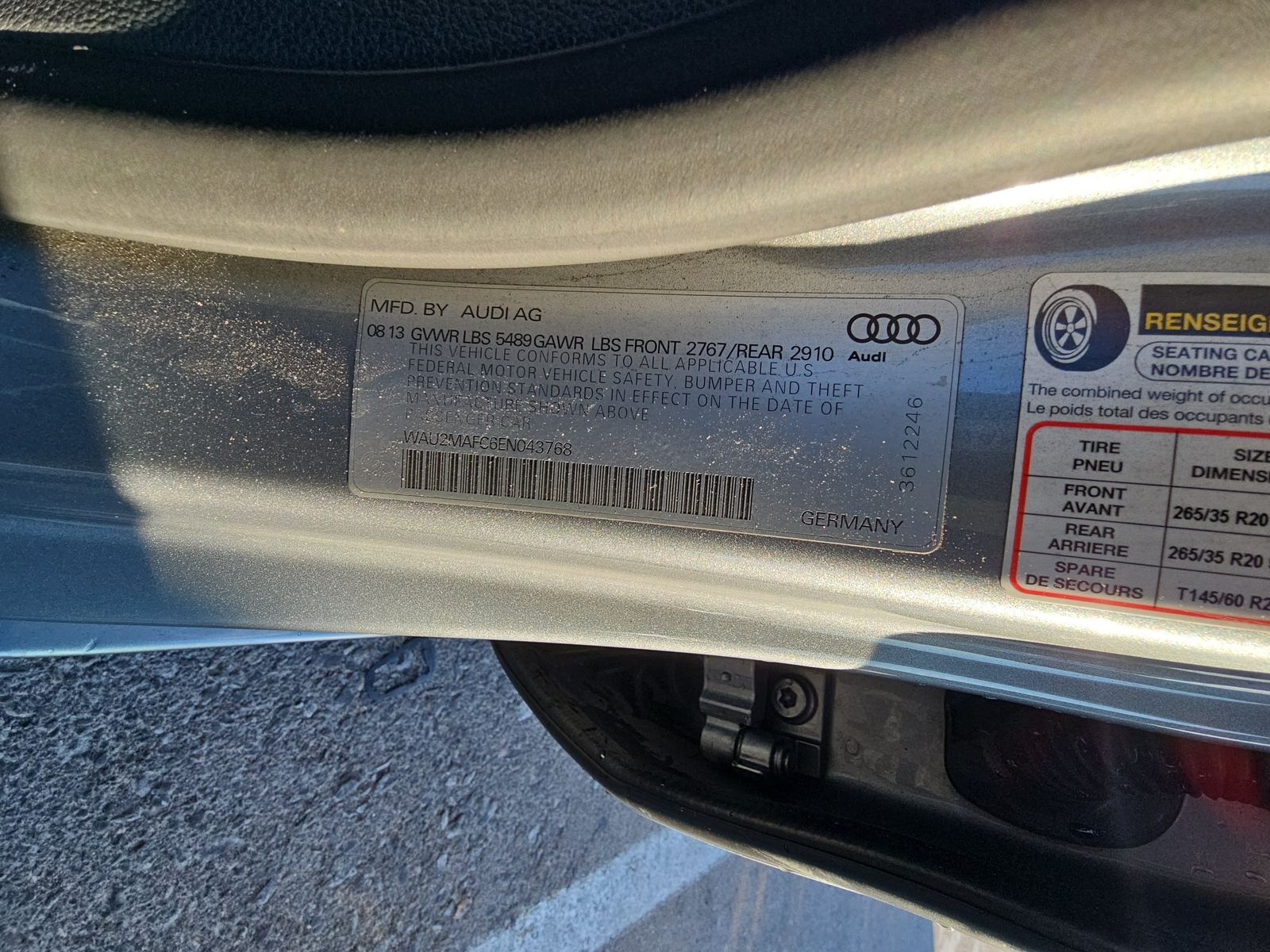 2014 Audi A7 TDI Prestige AWD