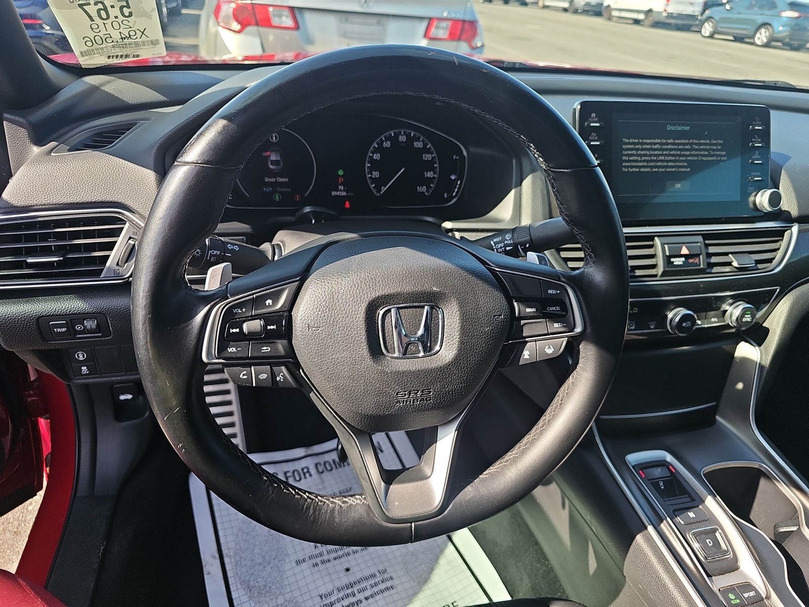 2019 Honda Accord Sedan Sport 2.0 FWD