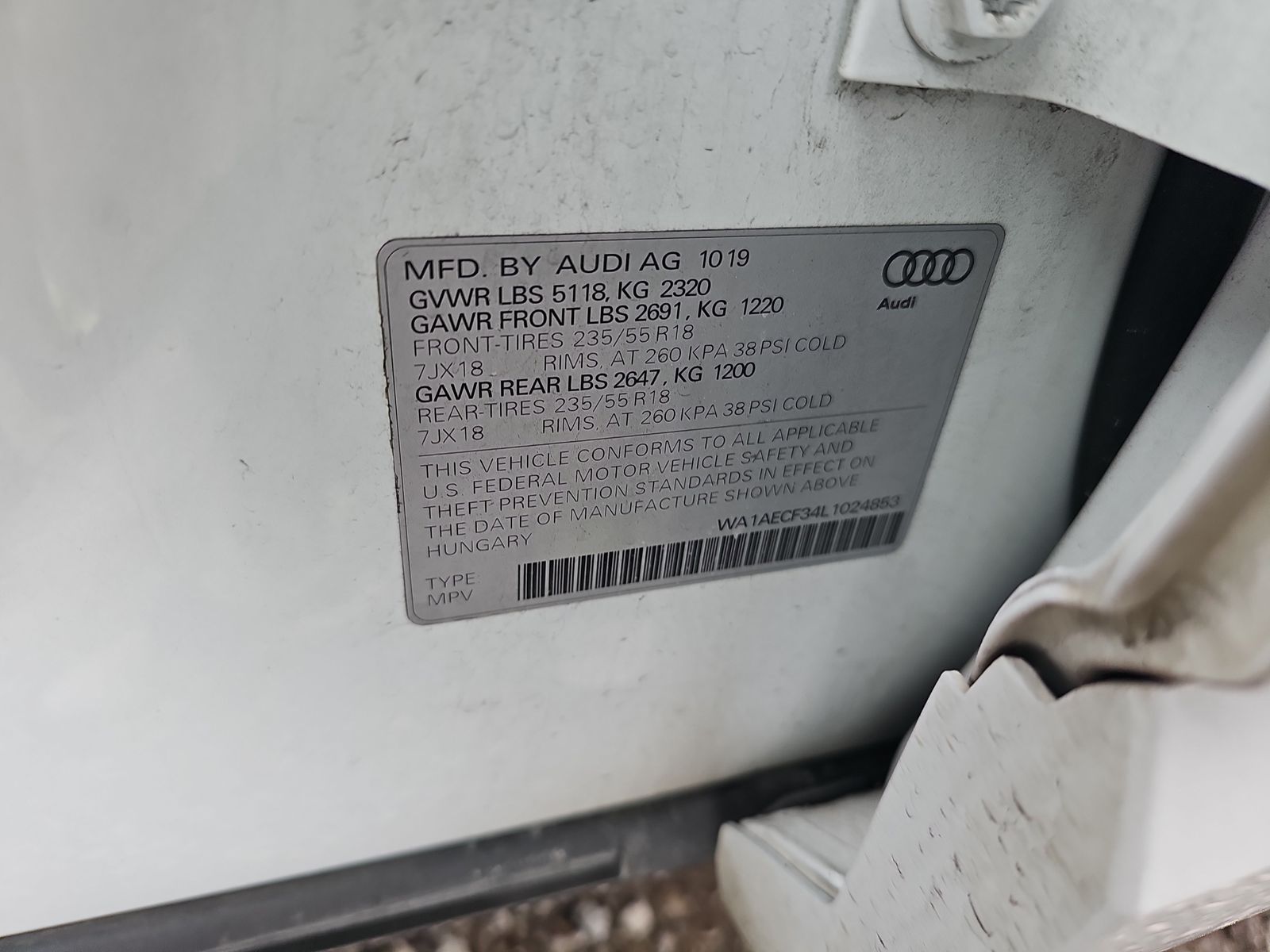 2020 Audi Q3 2.0T Premium AWD