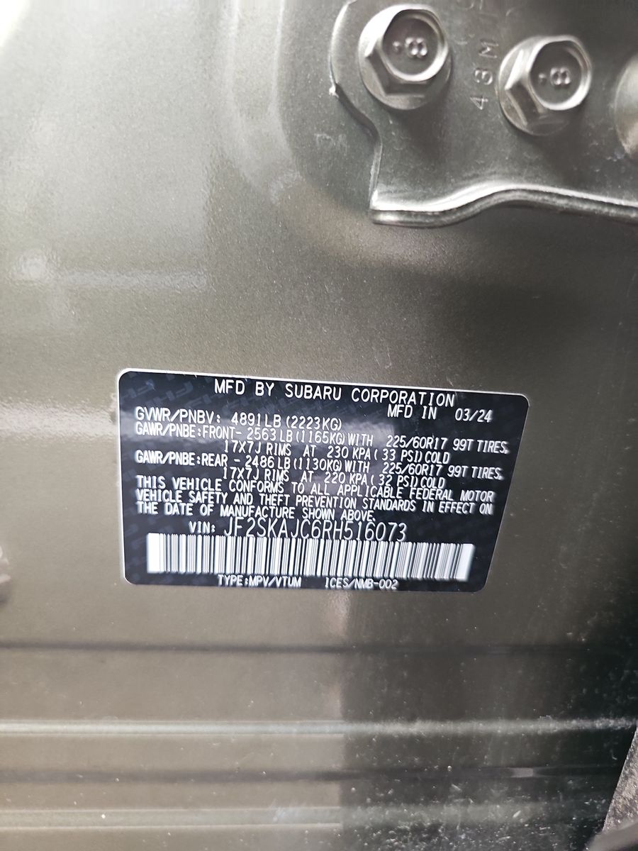 2024 Subaru Forester Wilderness AWD