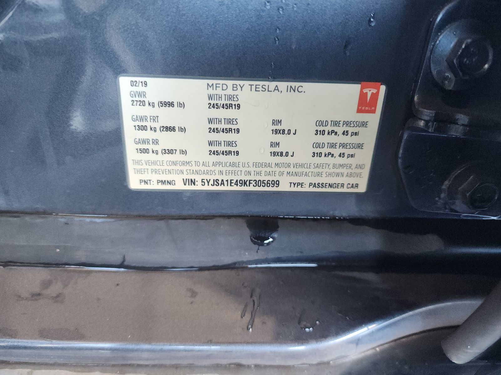 2019 Tesla Model S 100D AWD