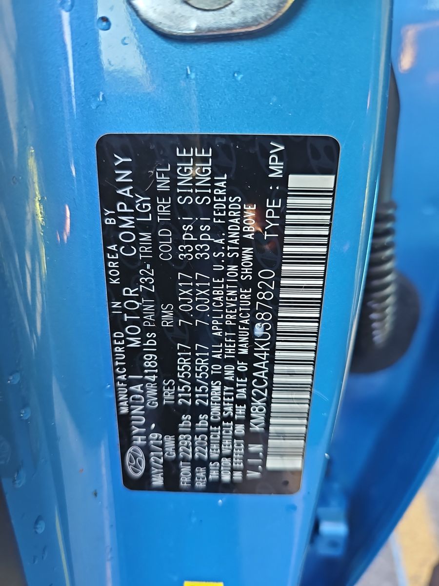 2019 Hyundai Kona SEL AWD