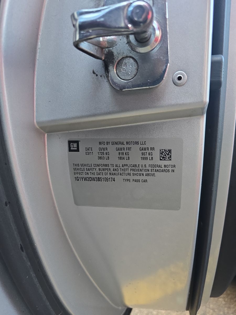 2011 Chevrolet Corvette Z16 Grand Sport RWD