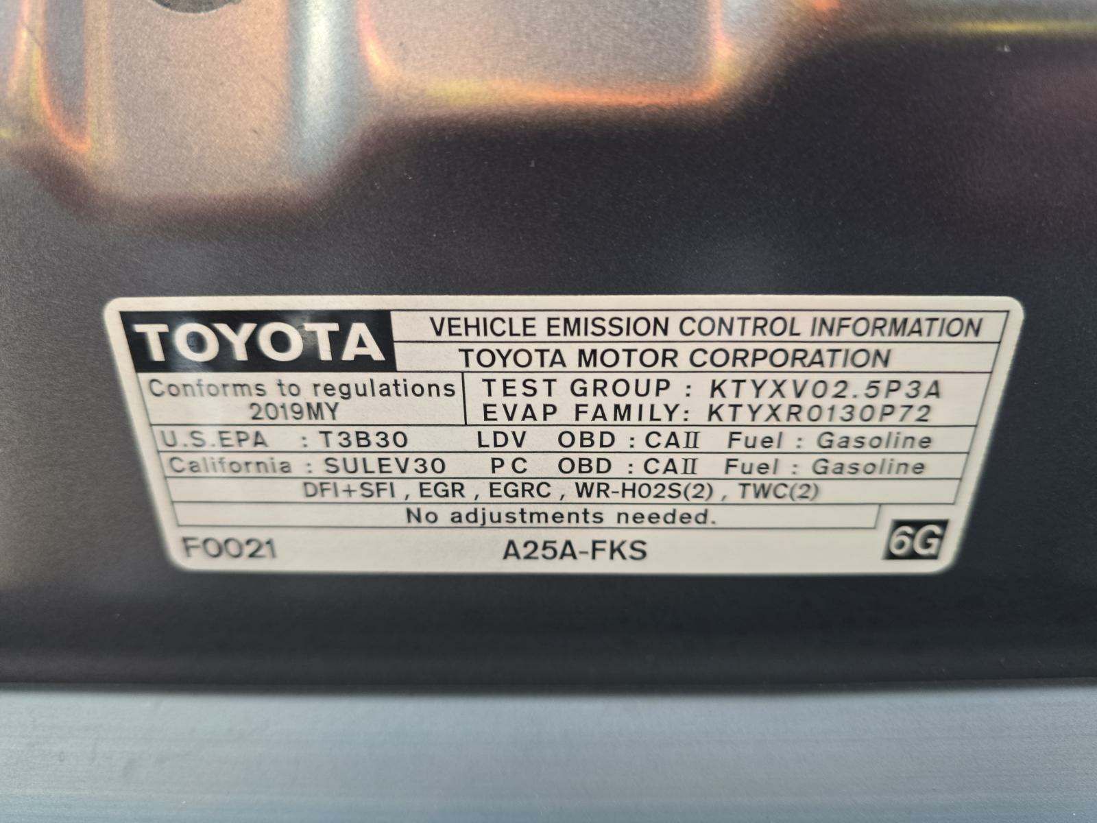 2019 Toyota Camry LE FWD