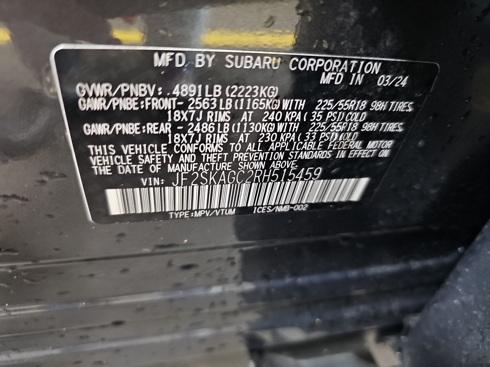 2024 Subaru Forester Sport AWD