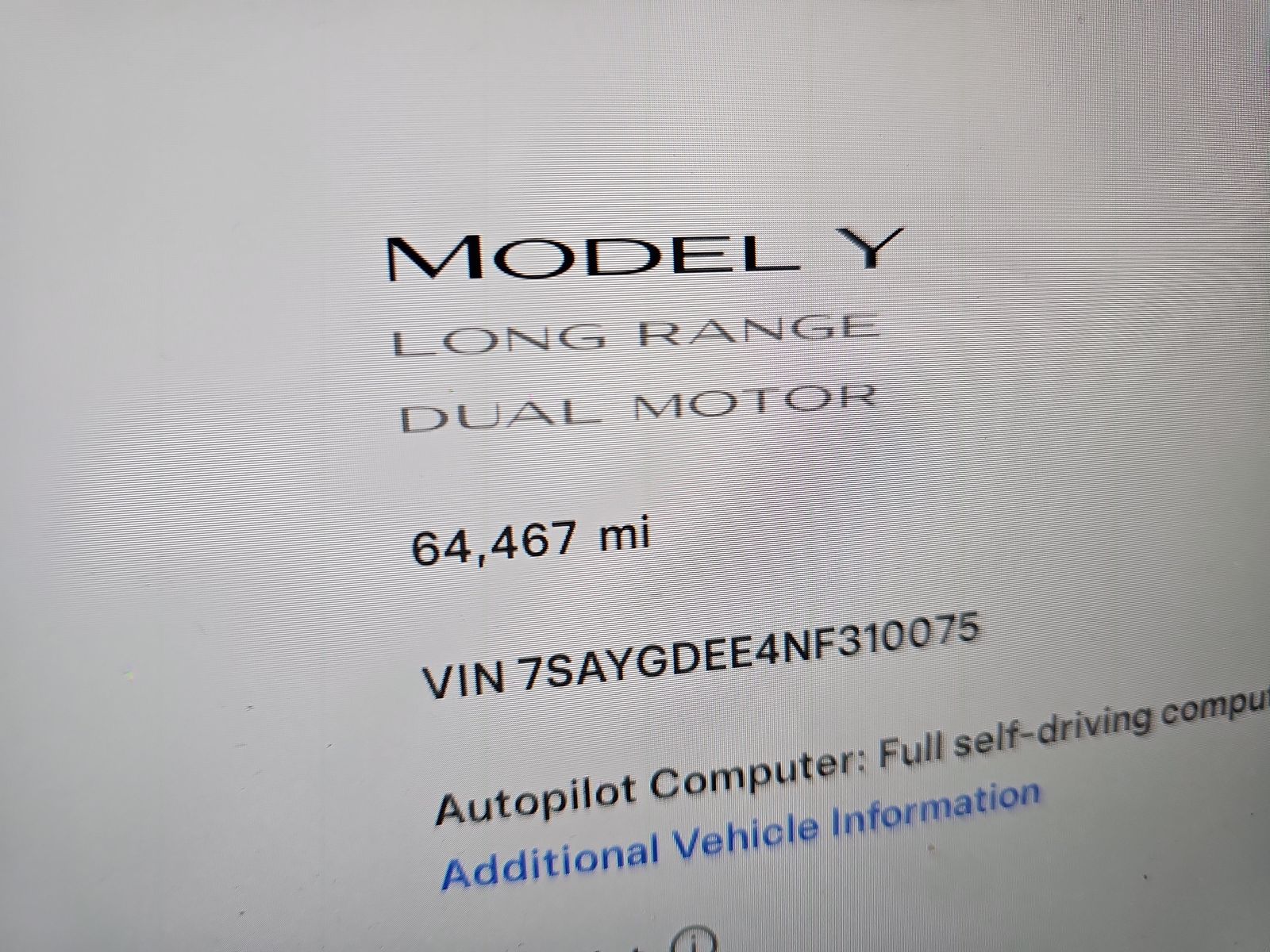 2022 Tesla Model Y Long Range AWD