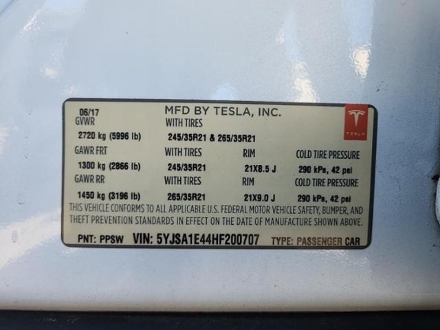 2017 Tesla Model S P100D AWD